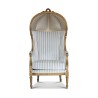 A richly carved beech “Carriage” seat. - Moinat - Armchairs