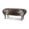 Une assise "Montagne" en peau de vache. Angleterre - Moinat - Tabourets, Banquettes, Poufs