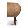 A “Mountain” seat in cowhide - Moinat - Stools, Benches, Pouffes