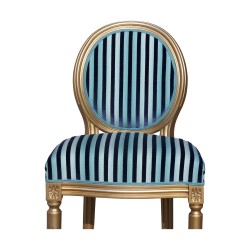 Une assise de bar Louis XVI en hêtre