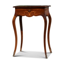 A piece of marquetry craft furniture. Paris. Circa 1870