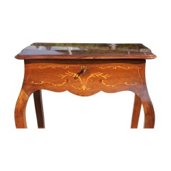 A piece of marquetry craft furniture. Paris. Circa 1870