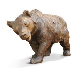 Une oeuvre "Ours" de brienz bois sculpté