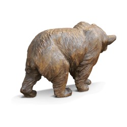 Une oeuvre "Ours" de brienz bois sculpté