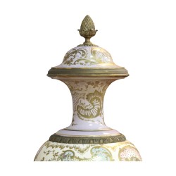 A porcelain vase in Sèvres. Paris. Circa 1870