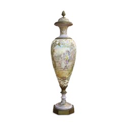 Un vase en porcelaine en Sèvres. Paris. Vers 1870