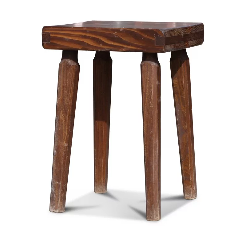 Un tabouret en sapin - Moinat - Tabourets, Banquettes, Poufs Un tabouret en sapin - Moinat - Tabourets, Banquettes, Poufs