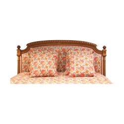 A complete Louis XVI bed in richly carved beech