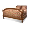 A complete Louis XVI bed in richly carved beech - Moinat - Complete beds