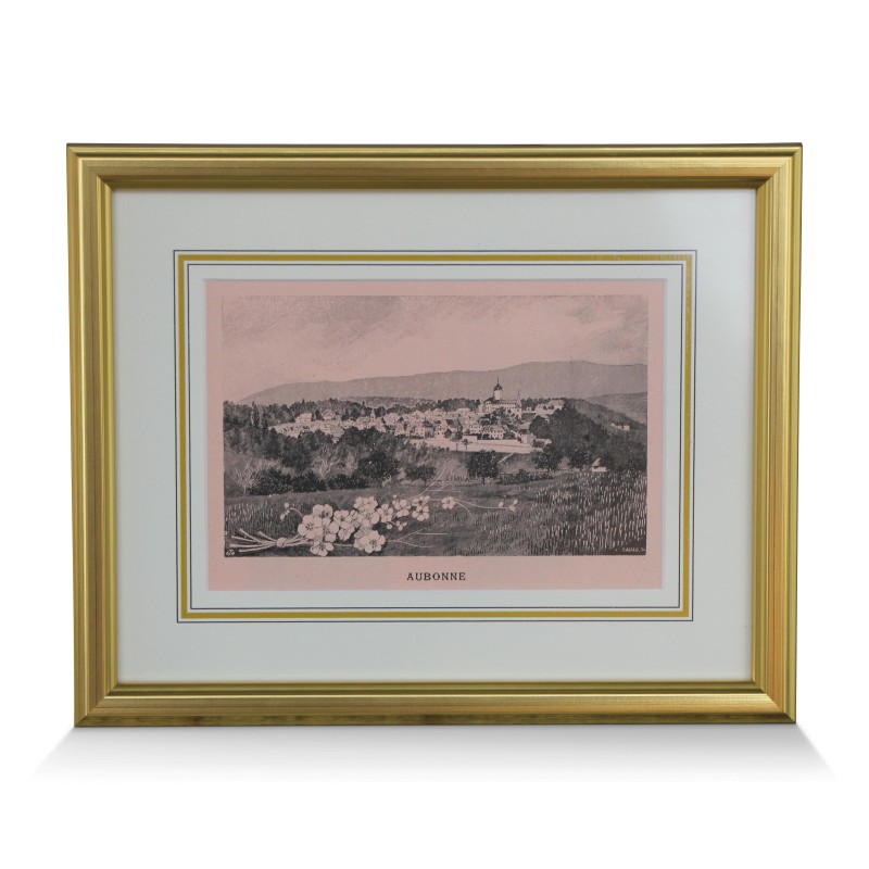 Une oeuvre "Aubonne". - Moinat - Gravures Une oeuvre "Aubonne". - Moinat - Gravures