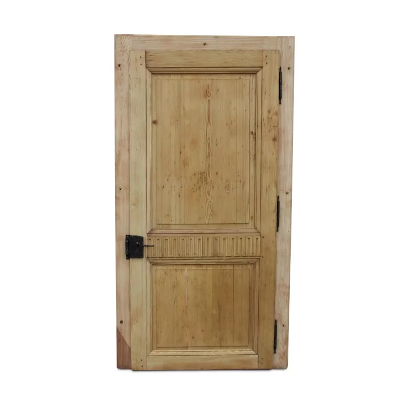 Une porte avec cadre en sapin. - Moinat - Portes