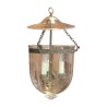 Un luminaire cloche en verre taillé de style \"Coloniale\". - Moinat - Люстры, Плафоны