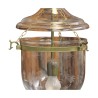 Un luminaire cloche en verre taillé de style \"Coloniale\" - Moinat - Люстры, Плафоны