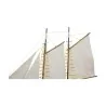 A model of a \"Fishing\" boat. - Moinat - Decorating accessories