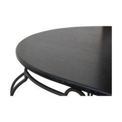 Table ovale, dans le style de "Gilbert Poillerat", en fer