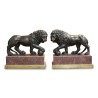 Une paire de bronzes \"Lions Méddicis\" dans le style du XVIII. - Moinat - 青铜器