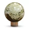 Une sphère en cristal "Jaspe ocean". - Moinat - Accessoires de décoration