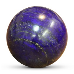 Une boule de cristal "Lapis-lazuli" naturel.