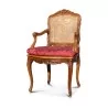 Pair of Louis XV style armchairs - Moinat - Armchairs