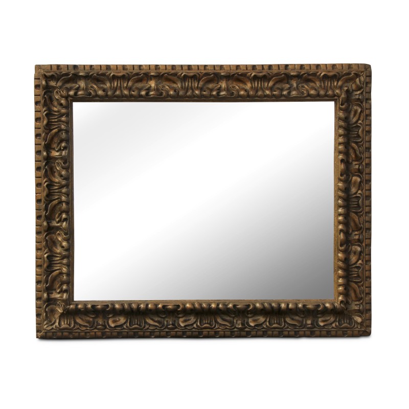 Beveled mirror, gilded bronze frame - Moinat - Mirrors Beveled mirror, gilded bronze frame - Moinat - Mirrors