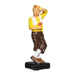 Tim-und-Struppi-Figur aus Kunstharz