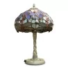 Lampe de style "Tiffany". - Moinat - Lampes de table