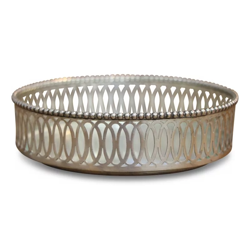 Dessous de bouteille argent 925. Angleterre - Moinat - Argenterie