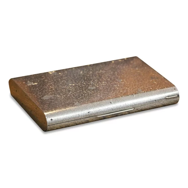 Boîte en argent Nieller richement émaillée - Moinat - Argenterie