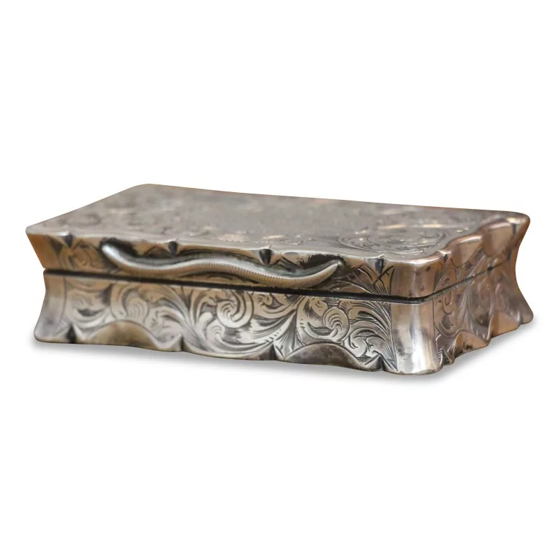 Boîte en argent Nieller avec poinçon, intérieur "Vermiel" - Moinat - 银