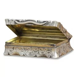 Boîte en argent Nieller avec poinçon, intérieur "Vermiel"