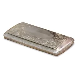 Boîte en argent 925 Nieller "Aux ramages" . Anglais