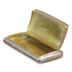 Boîte en argent 925 Nieller "Aux ramages" . Anglais