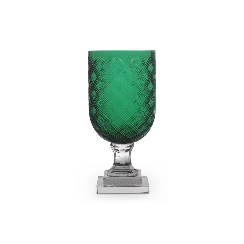 Glasvase \"Emerald Diamond\". - Moinat - Dekorationszubehör