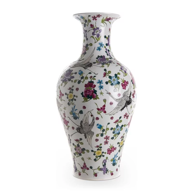 Porzellanvase \"Blume\". - Moinat - Schachtel, Urnen, Vasen