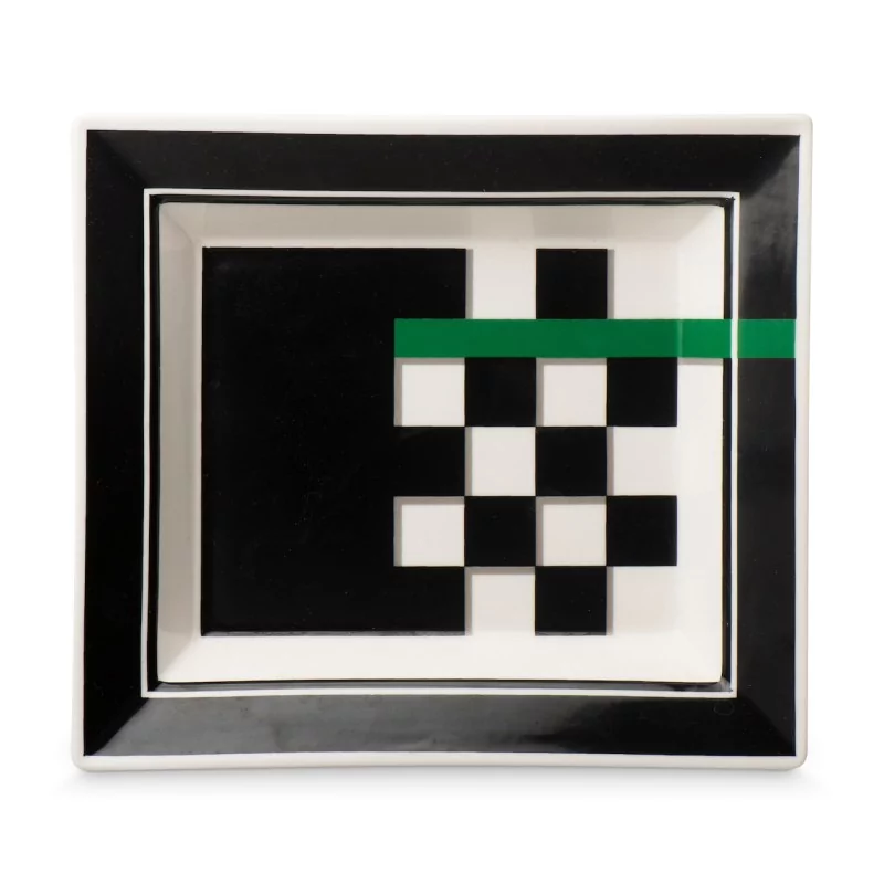 Porcelain \"Chess\" pocket emptier. - Moinat - Decorating accessories