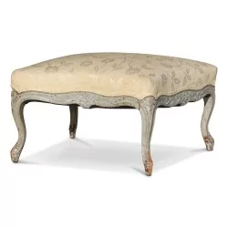 Louis XV Regency \"Recamier\" chaise longue \"With ribbons\" in beech