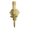 Neugotische Wandlampe aus vergoldeter Bronze. Um 1890. Frankreich. - Moinat - Wandleuchter