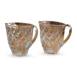 Pichet d eau en cristal taillé "Saint Louis"