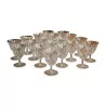 Cut crystal water glass \"Saint Louis\" - Moinat - Decorating accessories