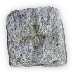 Borne cantonal en granite.