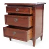 Chevet directoire en merisier, patine antiquaire, 3 tiroirs. - Moinat - Bouts de canapé, Bouillottes, Chevets, Guéridons Chevet directoire en merisier, patine antiquaire, 3 tiroirs. - Moinat - Bouts de canapé, Bouillottes, Chevets, Guéridons