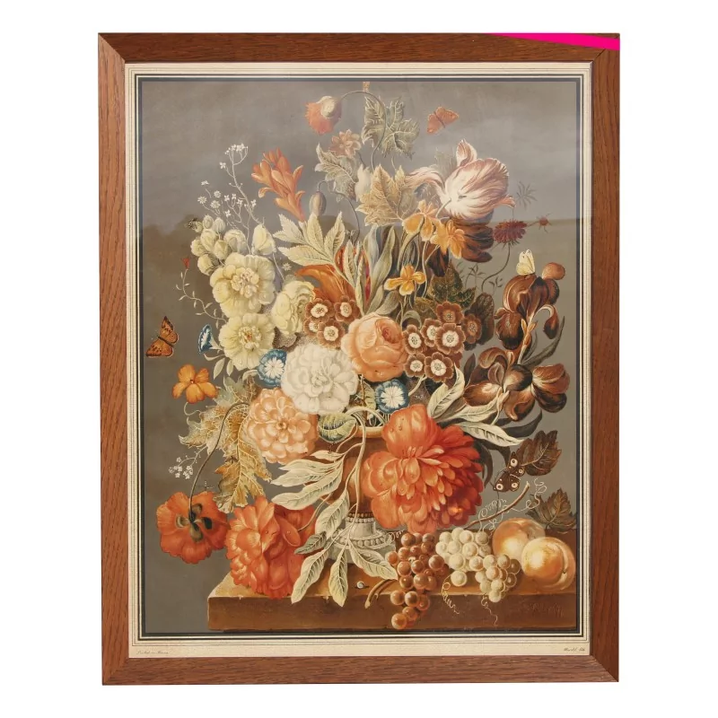 Tableau "Grand bouquet de fleurs" signé Joseph Nigg - Moinat - Tableaux - Nature morte Tableau "Grand bouquet de fleurs" signé Joseph Nigg - Moinat - Tableaux - Nature morte