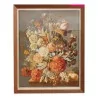 Tableau "Grand bouquet de fleurs" signé Joseph Nigg - Moinat - Tableaux - Nature morte