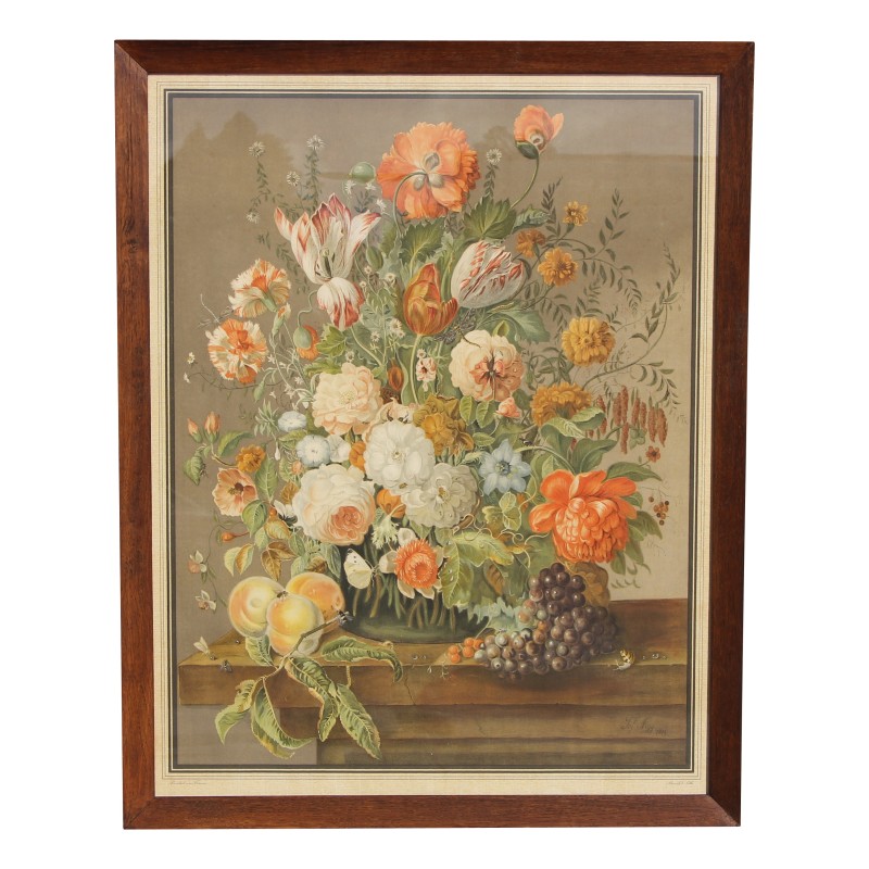 Tableau "Grand bouquet de fleurs" signé Joseph Nigg (1782-1863) - Moinat - Tableaux - Nature morte Tableau "Grand bouquet de fleurs" signé Joseph Nigg (1782-1863) - Moinat - Tableaux - Nature morte