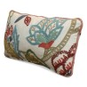 Decorative cushion in cotton, embroidered with wool, with feathers inside. - Moinat - Decorating accessories