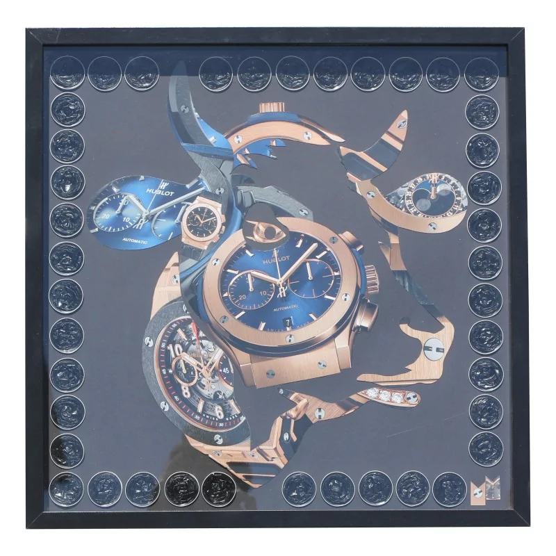 Tableau "Hublot" de Marc Mazuir. - Moinat - Tableaux - Divers
