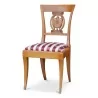 Set of 6 walnut palmette Directoire chairs. Circa 1850. - Moinat - Chairs