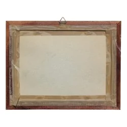 Gemälde "Ausschnitt", signiert R. Vallotton. Saugy.