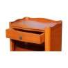 A Louis 15 style cherry wood bedside table - Moinat - End tables, Bouillotte tables, Bedside tables, Pedestal tables
